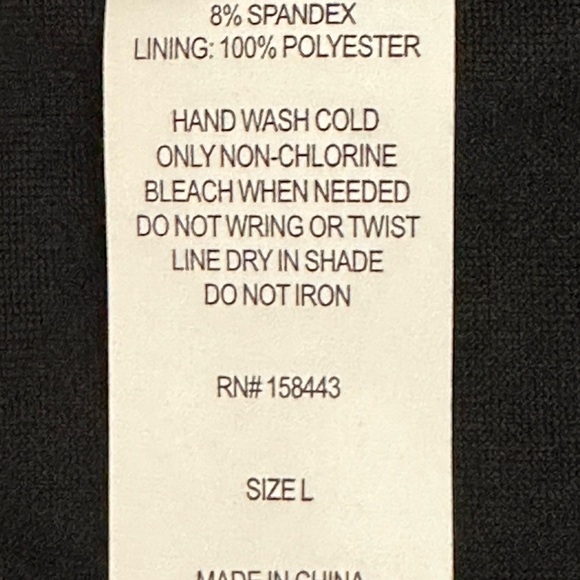 Aqua Couture Large Swim Bikini Bottom Hipster Stripe Black Blue Swimwear NWT - Picture 9 of 9